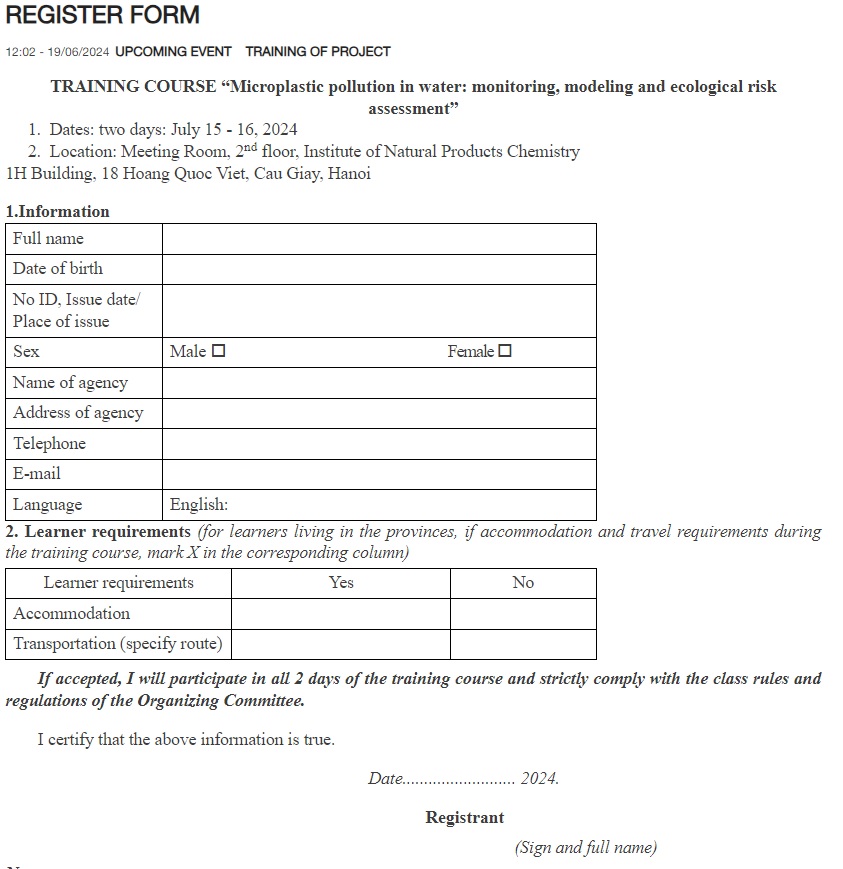 REGISTER FORM